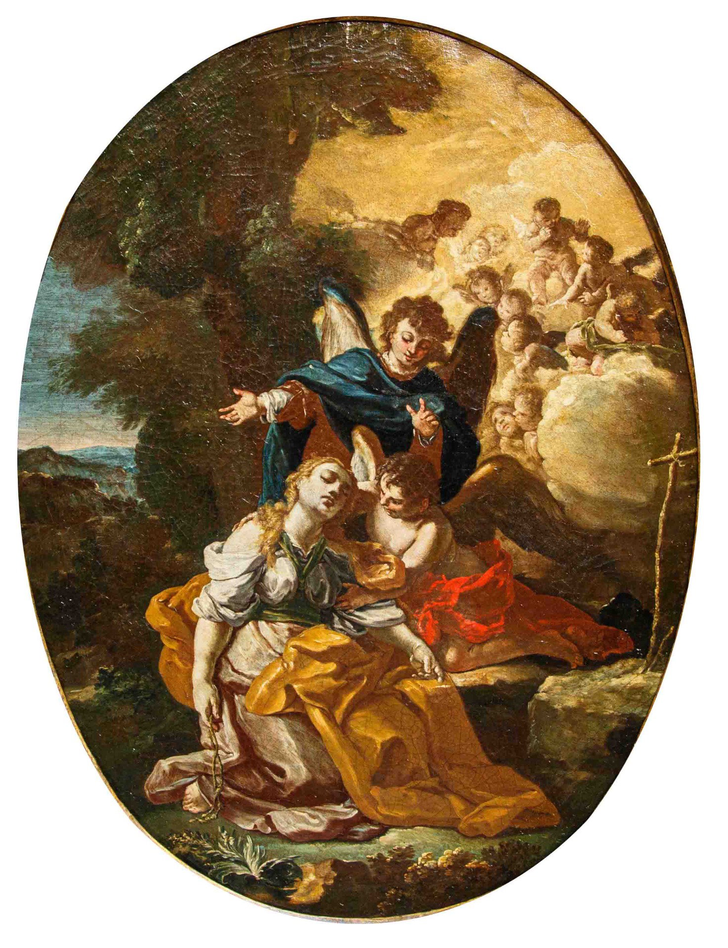 Andrea Vaccaro (Napoli, 1604 – 1670), Estasi di Santa Maria Maddalena assistita dagli angeli